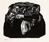 Die Mütter. 1921/22 by Käthe Kollwitz, Woodcut, sold Oct 2005