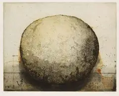 Sieben Weltwunder by Friedrich Meckseper, 1966, Etching in colours, sold Oct 2005