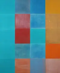 Ohne Titel by Ulrich Erben, 1998, Acrylic on canvas, sold Oct 2005