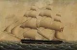 Jacob A. H. Böttger, "Creole von Apenrade unter Comando des Capt. W. Jörgensen 1832." vor Helgoland, 1832, Watercolour