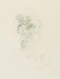 Hermaphroditen-General by Horst Janssen, 1959, Coloured pencil drawing, sold Oct 2005