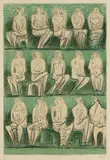 Henry Moore, Seated Figures, 1957, Lithograph in colours