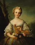 Jean-Marc Nattier, Porträt der Madame Louise de France, Tochter Ludwigs XV. von Frankreich, Oil on canvas