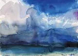 Island by Klaus Fußmann, 1982, Watercolour, sold Oct 2005