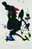 Le corbeau vizir by Joan Miró, 1973, Lithograph in colours, sold Oct 2005