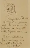 Mein liebes Fräulein Hildegard by Heinrich Zille, 1926, Pen and Indian ink drawing, sold Oct 2005