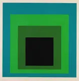 From: Hommage to the square by Josef Albers, 1968, Silkscreen in colours, sold Oct 2005