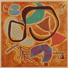 Otto Nebel, Anlockend, 1950, Oil on canvas