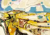 Max Kaus, Amrum, 1950, Gouache