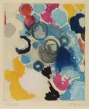 Ernst Wilhelm Nay, Farbaquatinta 1960 (NOR), 1960, Etching and aquatint in colours