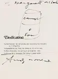 Andy Warhol, Campbell's Soup Can, 1975, Felt-tip pen drawing