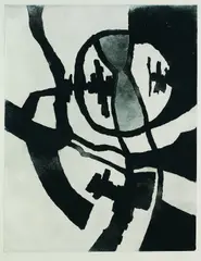 Fritz Winter, 3 Bll. Kompositionen, 1960, Etching and aquatint