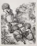 A. Paul Weber, 52 Bll. Griffelkunst - Nachdrucke aus dem Nachlass, Lithograph