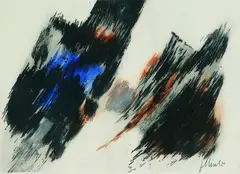 Fritz Winter, 6 Bll.: Kompositionen, 1957, Aquatint
