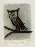 Bernard Buffet, Petit Hibou, 1967, Lithograph in colours