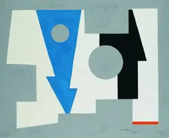 Werner Graeff, Neowal, 1976, Oil on canvas