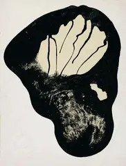 Carl Buchheister, Komposition P 19/51, 1951, Gouache