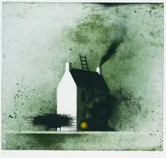 Mein Eigentum by Friedrich Meckseper, 1980, Etching and aquatint in colours, sold Oct 2005