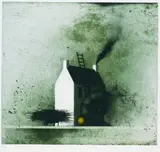 Friedrich Meckseper, Mein Eigentum, 1980, Etching and aquatint in colours