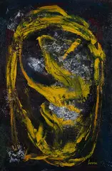 Sergio Saroni, Ohne Titel, Oil on fibreboard