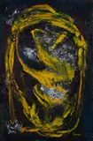 Sergio Saroni, Ohne Titel, Oil on fibreboard