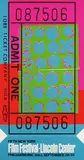 Andy Warhol, Lincoln Center Ticket, 1967, Silkscreen in colours