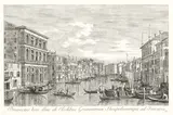 Antonio Visentini, 3 Bll. aus: Prospectus Magni Canalis Venetiani, 1755, Etching