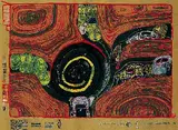 Kreisverkehr der Strassengekreuzigten by Friedensreich Hundertwasser, 1971, Silkscreen printed in colours, sold Oct 2005