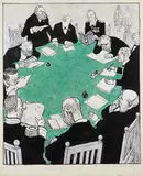 Thomas Theodor Heine, Am grünen Tisch