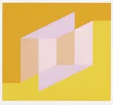 From: Never Before by Josef Albers, 1976, Silkscreen in colours, sold Oct 2005