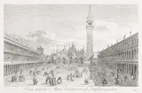 Antonio Visentini, 3 Bll. aus: Urbis Venetiarum prospectus celebriores, 1742, Etching