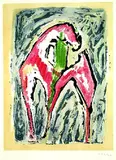 Ohne Titel by Marino Marini, 1953, Lithograph in colours, sold Oct 2005