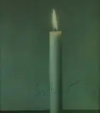 Kerze I by Gerhard Richter, 1988, Offset in colours, sold Oct 2005