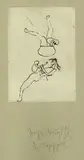 Joseph Beuys, Topfspiel, 1982, Etching