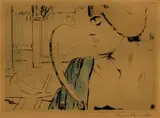 Fernand Khnopff, Sire Halewyn (Légende de Sire Halewyn), 1903, Drypoint
