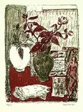 Erich Heckel, Stilleben, 1965, Lithograph in colours