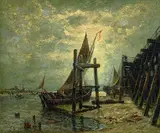 Friedrich Ernst Morgenstern, Nieupoort, Oil on canvas