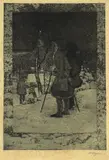 Wintermärchen by Heinrich Vogeler, 1909, Etching, sold Oct 2005