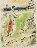 Marc Chagall, From: L'Odyssée, 1975, Lithograph in colours