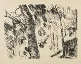 Lovis Corinth, Buchenwald, 1922, Lithograph