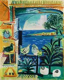 Pablo Picasso, Côte d'Azur, 1962, Lithograph in colours