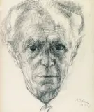 Paul Citroen, Porträt Bruno Adler