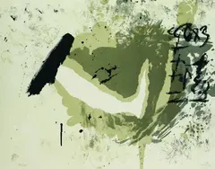 Untitled by Antoni Tàpies, 1966, Lithograph in colours, sold Oct 2005