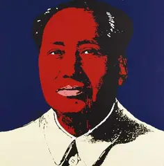 Mao by Andy Warhol, Silkscreen in colours, sold Oct 2005
