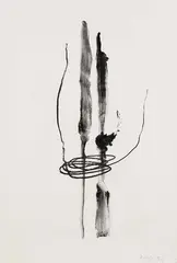 Ohne Titel by Brigitte Matschinsky-Denninghoff, 1992, Brush and Indian ink, sold Oct 2005