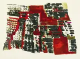 Maria Helena Vieira da Silva, 2 sheets: Azthèque (Tumulus). Lineare Komposition
