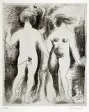 Omaggio à Dürer (Hommage an Dürer) by Marino Marini, 1971, Etching, sold Oct 2005