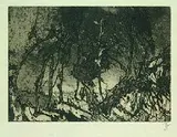 Horst Janssen, 4 Bll. Landschaften, 1975, Etching