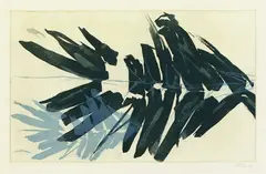 Hann Trier, 5 Bll. Kompositionen, 1959, Etching in colours