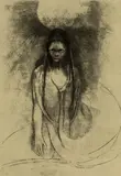 Odilon Redon, 2 sheets: L'intelligence fut a moi. Roger Marx, 1896, Lithograph